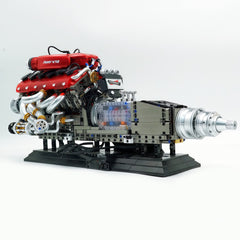 Large LaFerrari V12 Engine | Motorised Supercar Engine Model (2378 PCS)