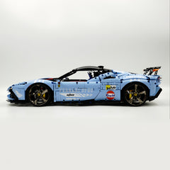 1:8 Ferrari SF90XX White Goddess, The Ultimate Supercar, More Than 12 Features Restored(4100 Pcs)