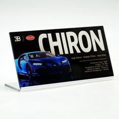 Suitable for Pagani Audi Bugatti Lotus Supercar Series Display Acrylic Nameplate