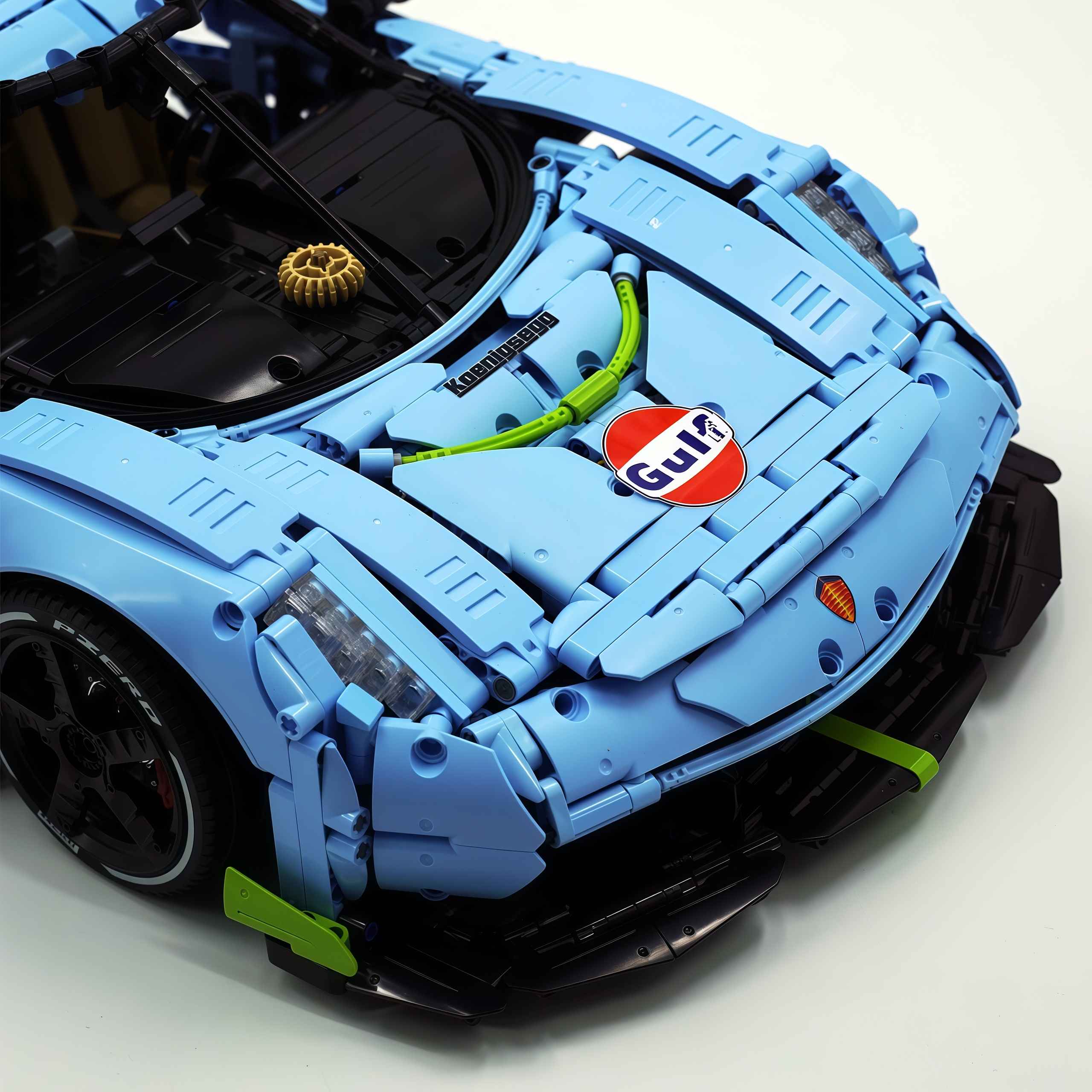 1: 8 Gulf Blue Koenigsegg JESKO, Custom Gulf Blue Limited Edition(4346 PCS)