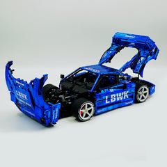 1:8 The Ultimate Ferrari F40 Supercar | LB Style Electroplated Mirror Royal Blue Edition (4026 PCS)