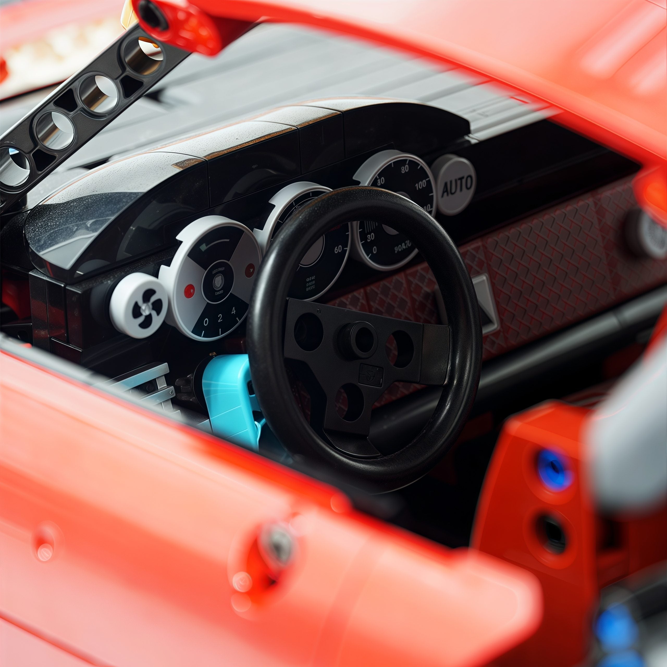 The Ultimate Widebody Porsche 964 RWB, Paint Red Customized Version (4190 pcs)