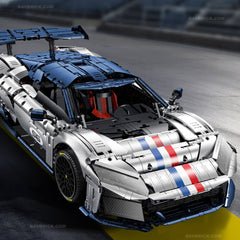 1:8 El Ferrari F80 definitivo | Hipercoche V6 del Cavallino Rampante a control remoto | Edición limitada plateada (3998 piezas)