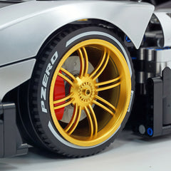 1:8 Pagani Zonda R | Sliver Paint Italian Hypercar (3300+ PCS)