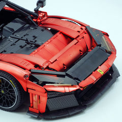 1:8 The Ultimate FERRARI F80 | Electroplated Red Custom Edition | Remote Controlled V6 Prancing Horse Hypercar (3998pcs)