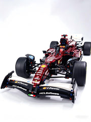 Coche Ferrari SF-25 F1 a escala 1:8 | Edición Borgoña pintada a medida (1900 piezas)