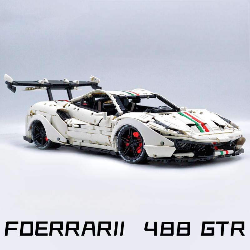 1:8 The Ultimate Ferrari 488 Supercar, GTR-style widebody kit and large rear wing (3237 PCS)