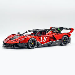 1:8 The Ultimate Italian Hybrid Hypercar EVO | Pearl Red Painting Italian Flagship (4058PCS) - BAV BRICK