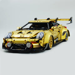 1:8 Porsche GT3 RS Gold Concept | Dual mode switching | 3824+PCS