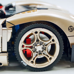 El superdeportivo Pagani Utopia definitivo a escala 1:8 | Edición limitada V12 italiano exótico dorado champán (3314 piezas)
