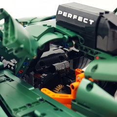 1: 8 Le Mans 9×8 RaceCar Juegos de construcción con control remoto, alerón trasero elevador eléctrico, faros fluorescentes (3746 piezas)