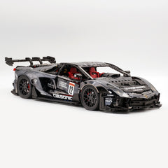 1:8 Lamborghini Aventador SVJ LBWK | Electroplated Black Custom Bull Widebody Supercar (4990+ PCS)（副本）