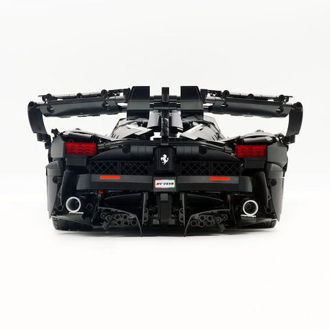 1: 8 LaFerrari FXXK EVO Custom Modified, Matte Black Paint, Oversized ...