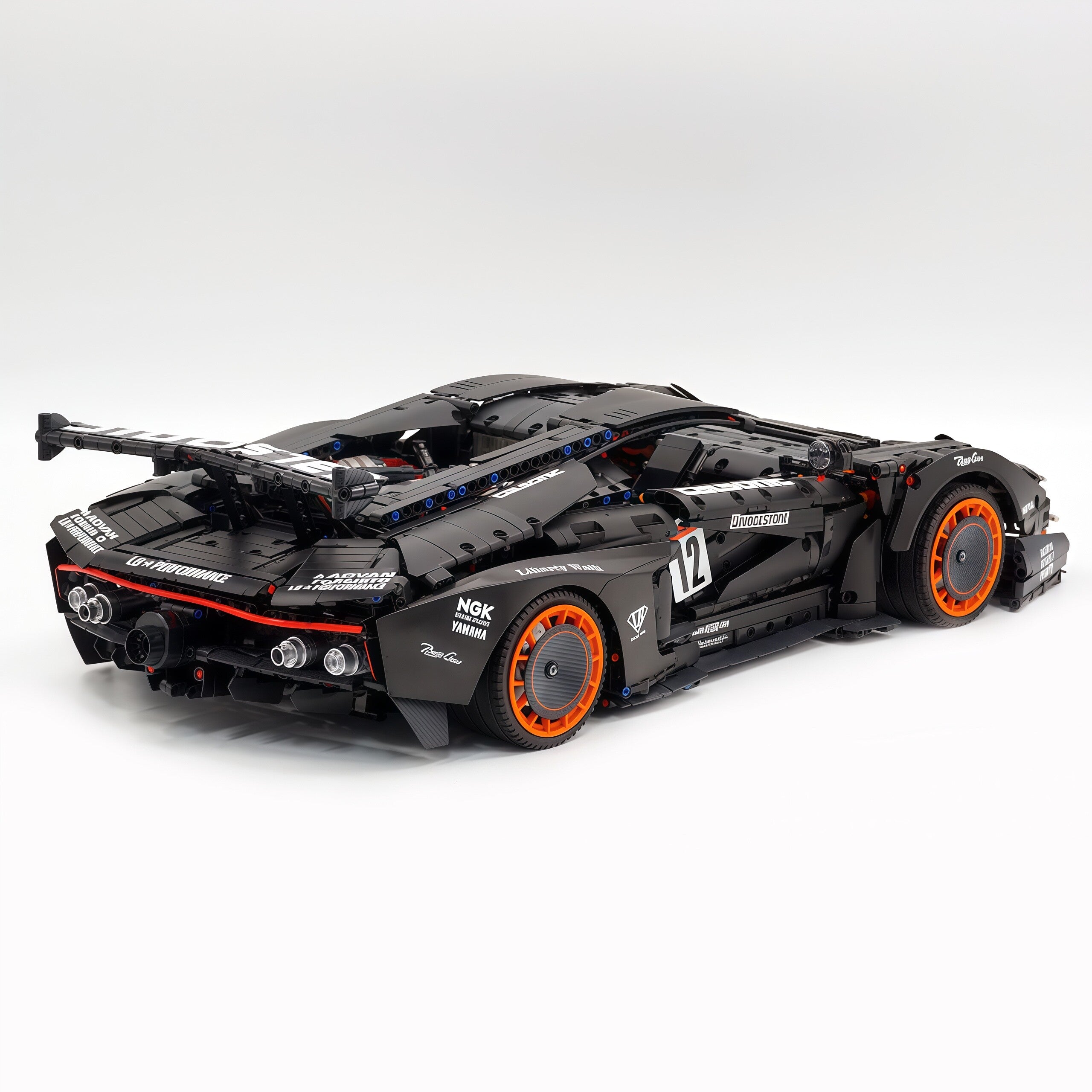 1:8 Lamborghini Countach Matte Black | 2025 Limited Edition (3883 PCS) - BAV BRICK