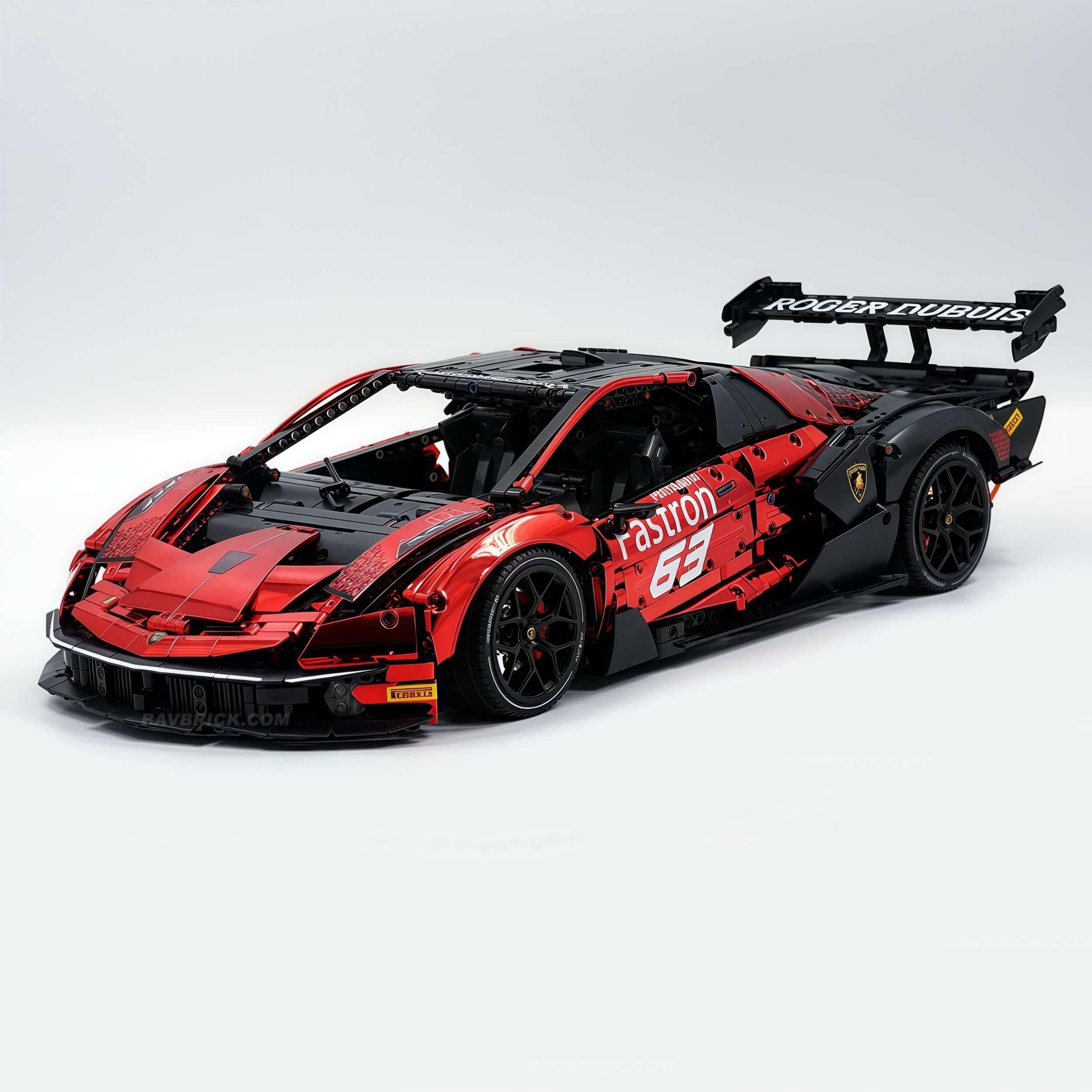 1: 8 The Ultimate Lamborghini Essenza SCV12, Mirror Red Plated Limited Edition (4100+PCS)