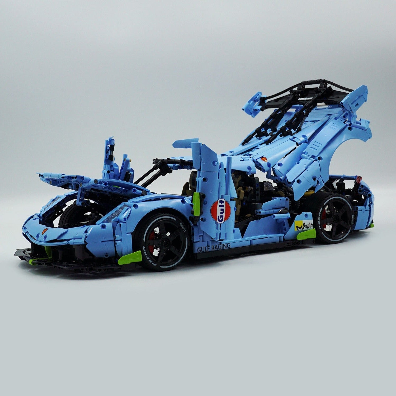 1: 8 Gulf Blue Koenigsegg JESKO, Custom Gulf Blue Limited Edition(4346 PCS)