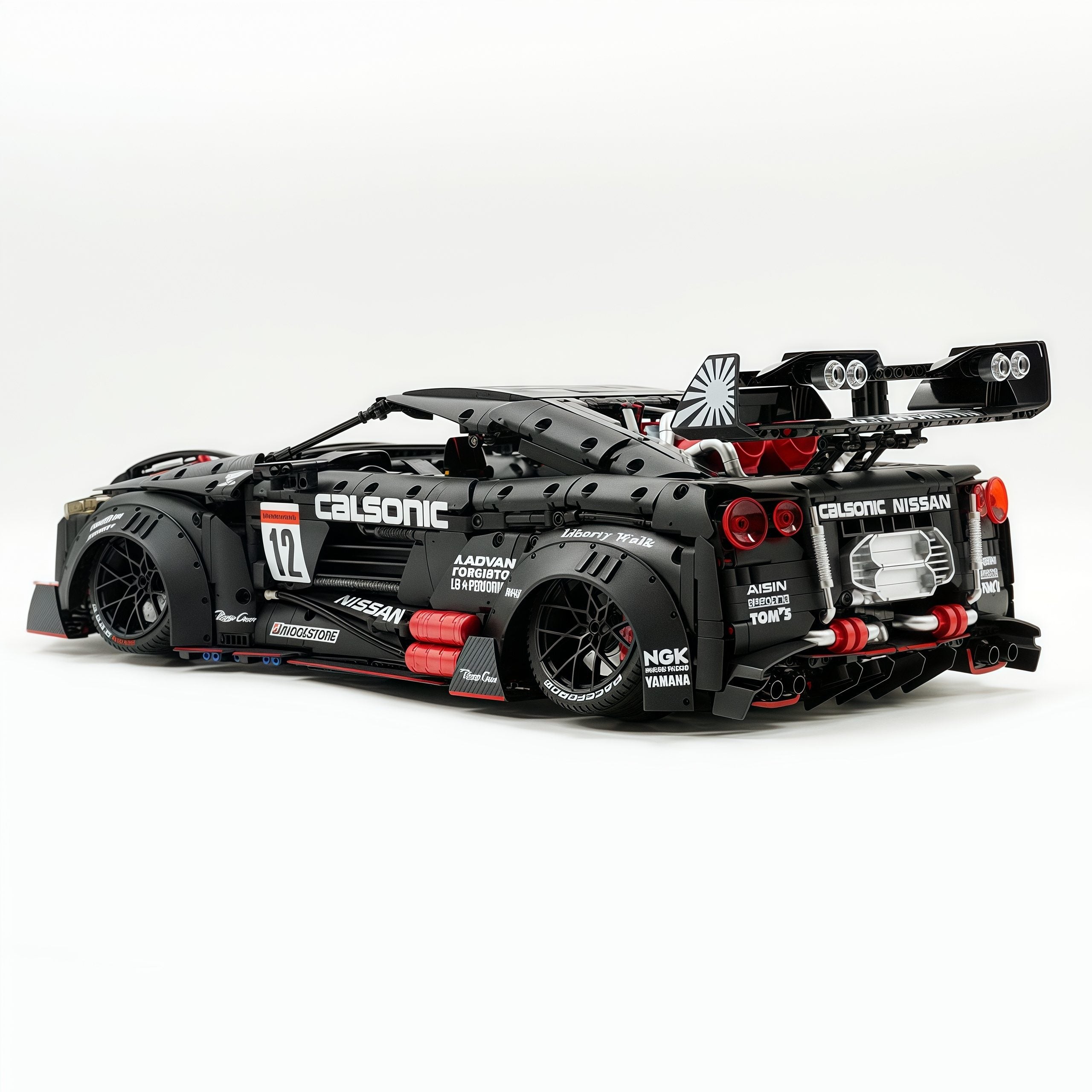 1:8 Nissan GT-R R35 Widebody Black Warrior Custom Edition |&nbsp; Black Beast | 3939+ PCS