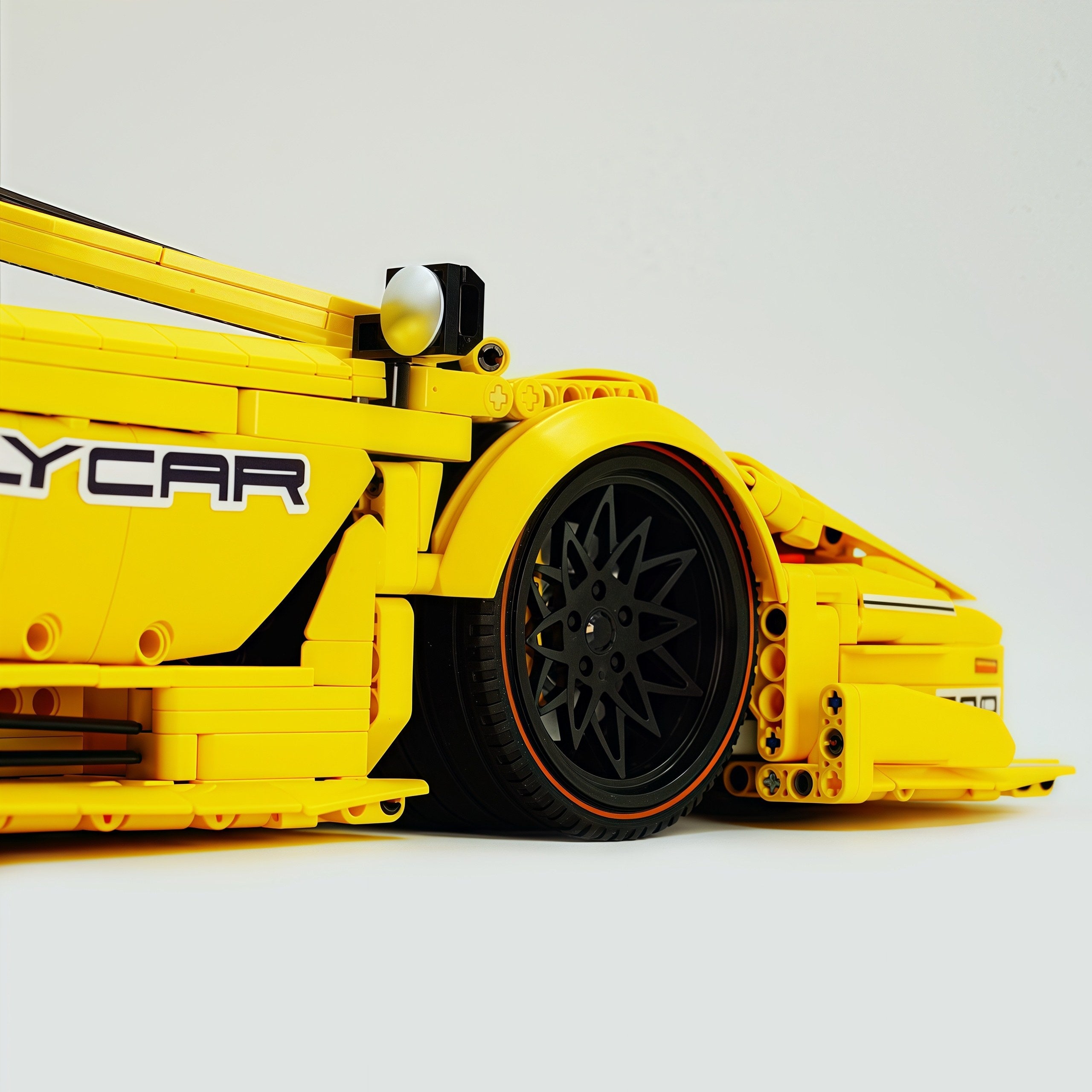 1:8 Lamborghini Countach LP5000 Building Set, Vibrant Yellow Customized Edition (3970+ PCS)