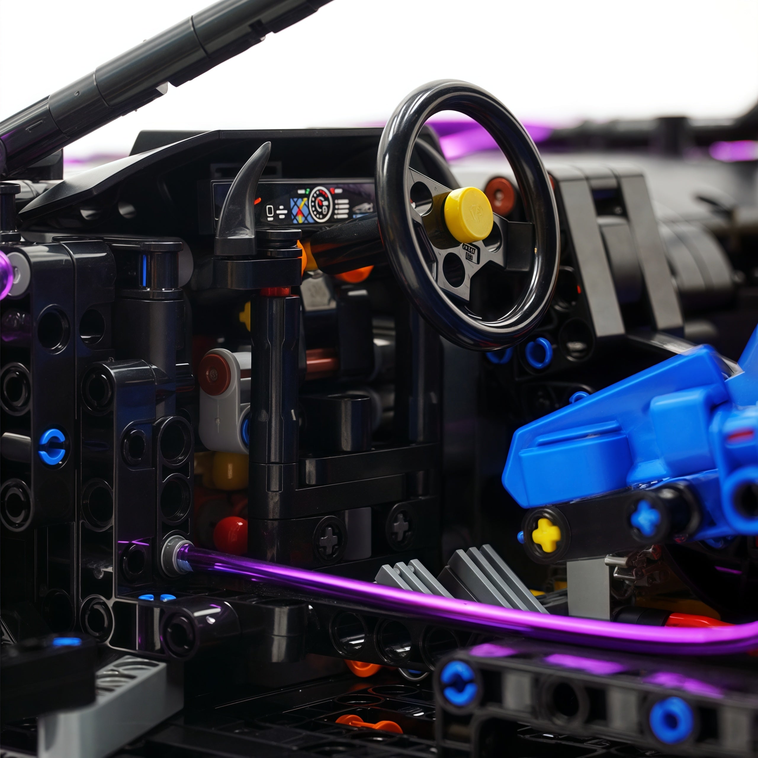 1:8 Ferrari SF90XX Purple Plating Limited Color, The Ultimate Supercar, More Than 12 Features Restored(4100 Pcs)