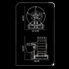 Motorised Ferrari Supercar Wheel Bub Display 577pcs