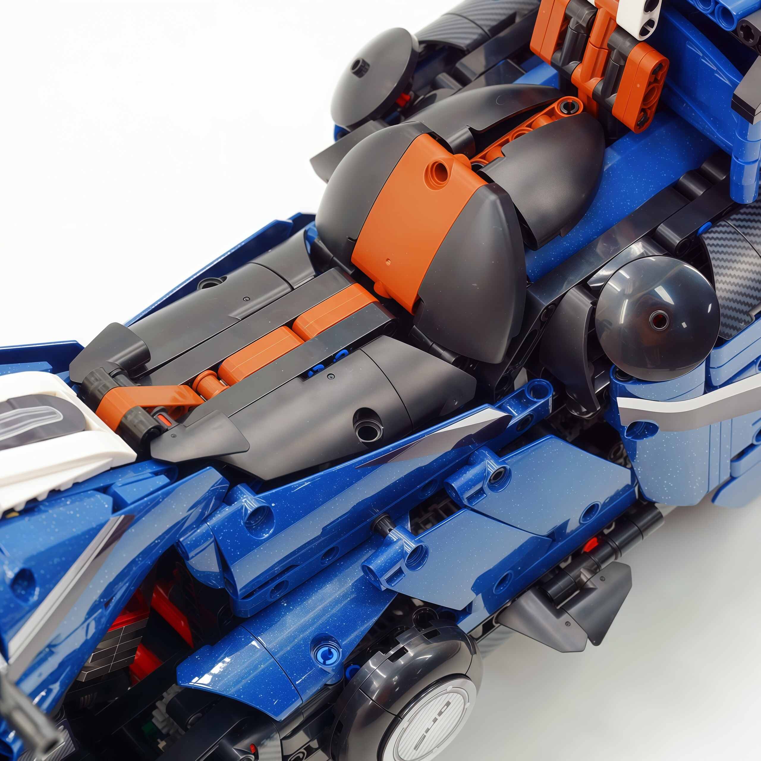 1:5 Harley-Davidson Street Glide Motorcycle | Glossy Starry Sky Blue Painted Edition(2410 PCS) - BAV BRICK