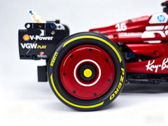 Coche Ferrari SF-25 F1 a escala 1:8 | Edición Borgoña pintada a medida (1900 piezas)