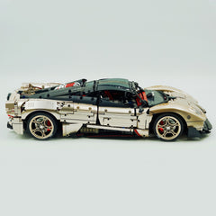 El superdeportivo Pagani Utopia definitivo a escala 1:8 | Edición limitada V12 italiano exótico dorado champán (3314 piezas)