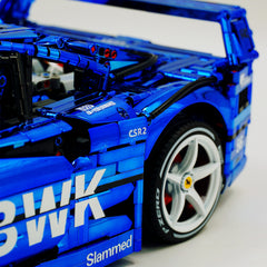 1:8 The Ultimate Ferrari F40 Supercar | LB Style Electroplated Mirror Royal Blue Edition (4026 PCS)