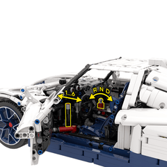 The Ultimate 1:8 Maserati MC12 Hypercar (3975pcs)