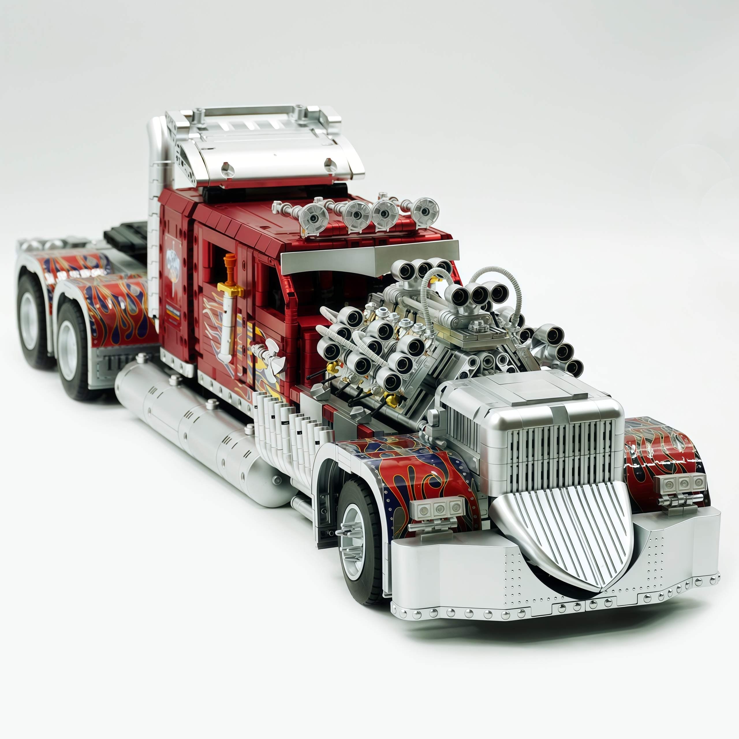 The American Thor 24 Heavy Diesel Truck (3485 PCS) - BAV BRICK