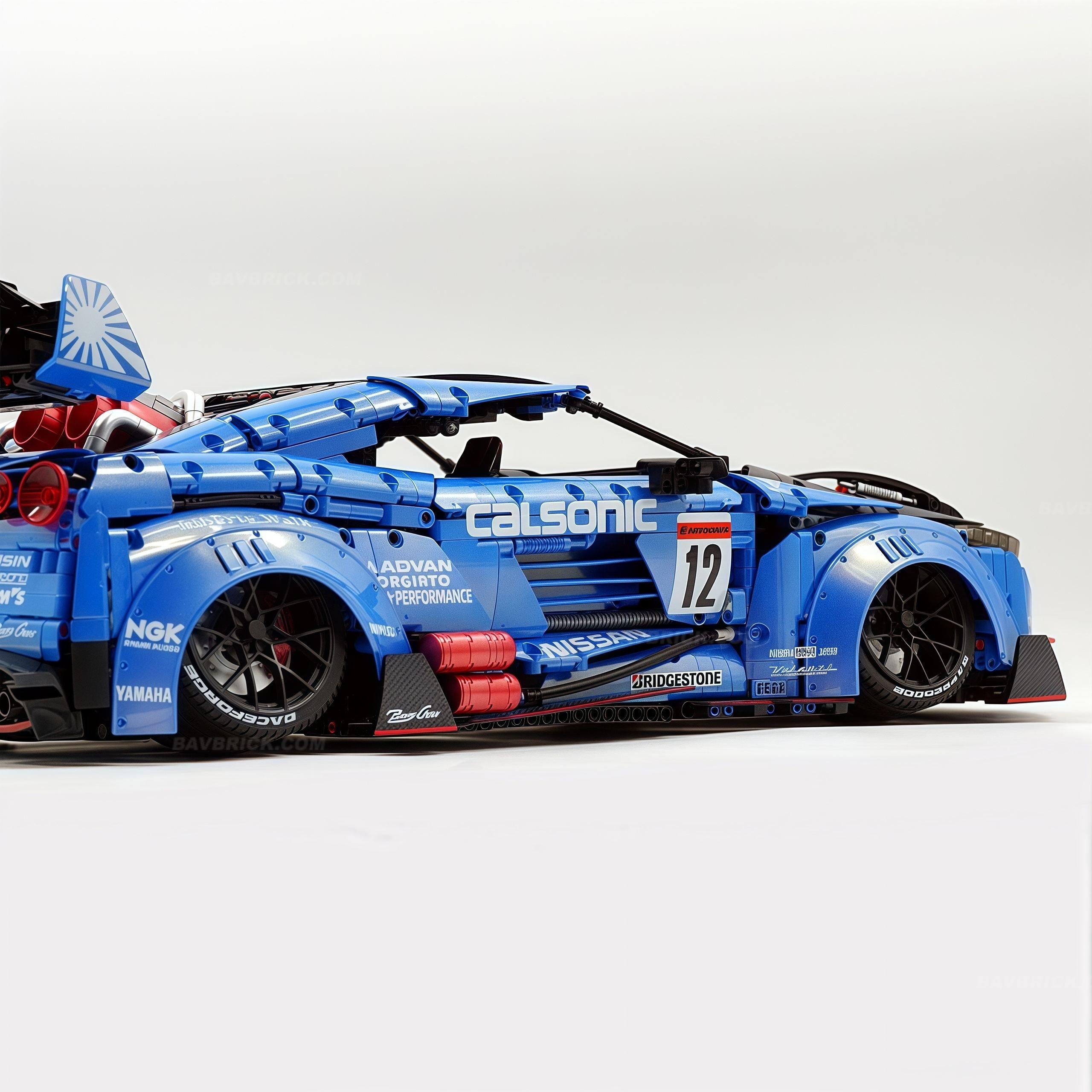 1:8 Nissan GT-R R35 Widebody Blue-plated custom Edition | Electroplated Beast | 3939+ PCS