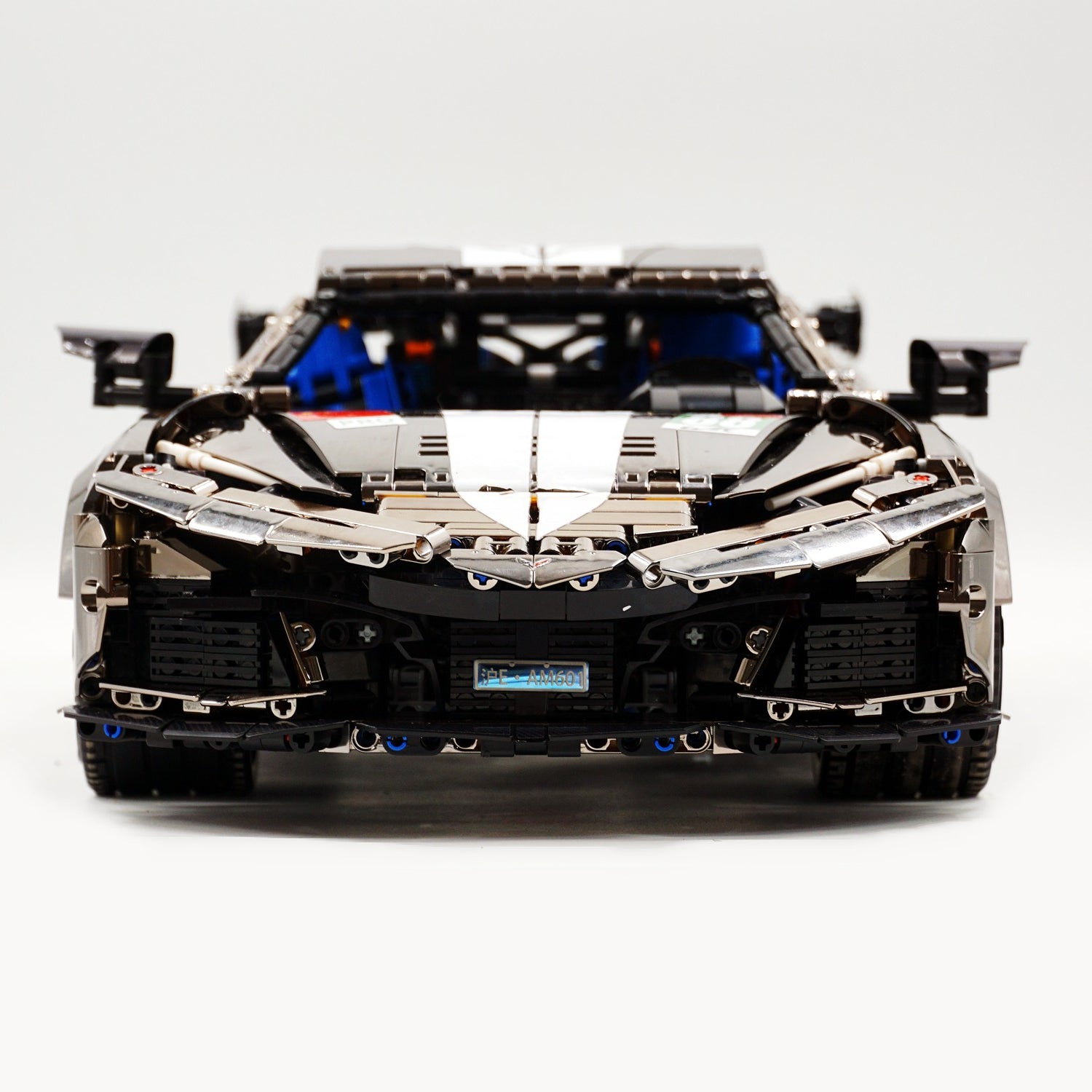 1: 8 Corvette C8 Supercar Building Sets, Mirror electroplating Customized Edition (3788 Pcs)