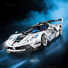1:8 The Drift LaFerrari FXXK EVO | Pearl White Painting Custom Edition (4580pcs)