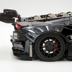 1:8 Lamborghini Aventador SVJ LBWK | Electroplated Black Custom Bull Widebody Supercar (4990+ PCS)（副本）