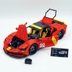 1:8 Ferrari SF90 Hypercar | Mechanical Linkage Version (3797 PCS) - BAV BRICK