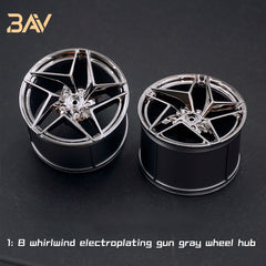 1:8 Custom Wheels, Suitable for All 1:8 Supercars (4-pack)