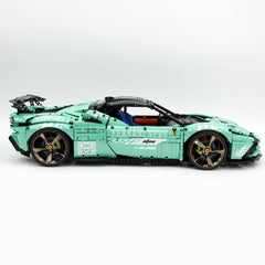 Ferrari SF90XX 1:8, finition rose, édition limitée, la supercar ultime, plus de 12 détails reproduits (4100 exemplaires)