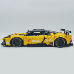 1:8 The Ultimate FERRARI F80 | Yellow Custom Edition | Remote Controlled V6 Prancing Horse Hypercar (3998pcs)