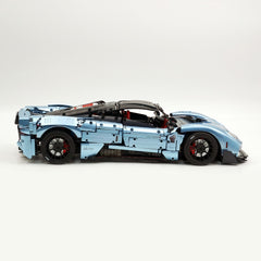 1:8 The Ultimate Pagani Utopia Supercar | Customized Electroplating Tiffany Blue V12 Italian Exotic (3314pcs)