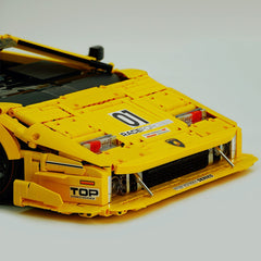 1:8 Lamborghini Countach LP5000 Building Set, Vibrant Yellow Customized Edition (3970+ PCS)