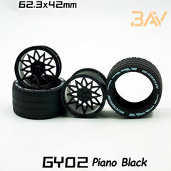 1:8 Supercar Custom Wheels (4-pack)