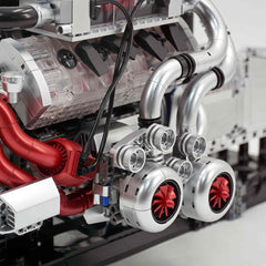 Large W16 Engine | French 16-Cylinder Engine Set (2520 PCS)