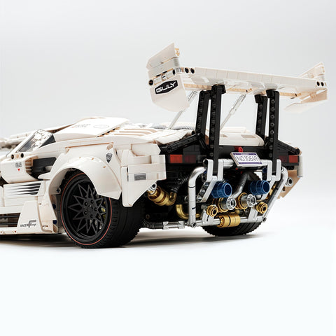 1:8 Lamborghini Countach LP5000 Building Set (3970+ PCS) | BAV BRICK