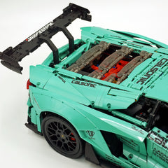 1:8 Lamborghini Aventador SVJ LBWK | Baked Enamel Mint Green Limited Bull Widebody Supercar (4990+ PCS)