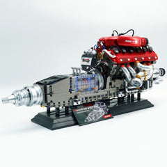 Large LaFerrari V12 Engine | Motorised Supercar Engine Model (2378 PCS)