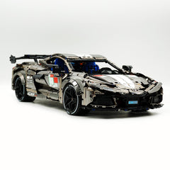 1: 8 Corvette C8 Supercar Building Sets, Mirror electroplating Customized Edition (3788 Pcs)