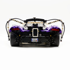 1: 8 Aston Martin Valkyrie Hypercar, Electroplated Purple Customized Version(3869 Pcs)