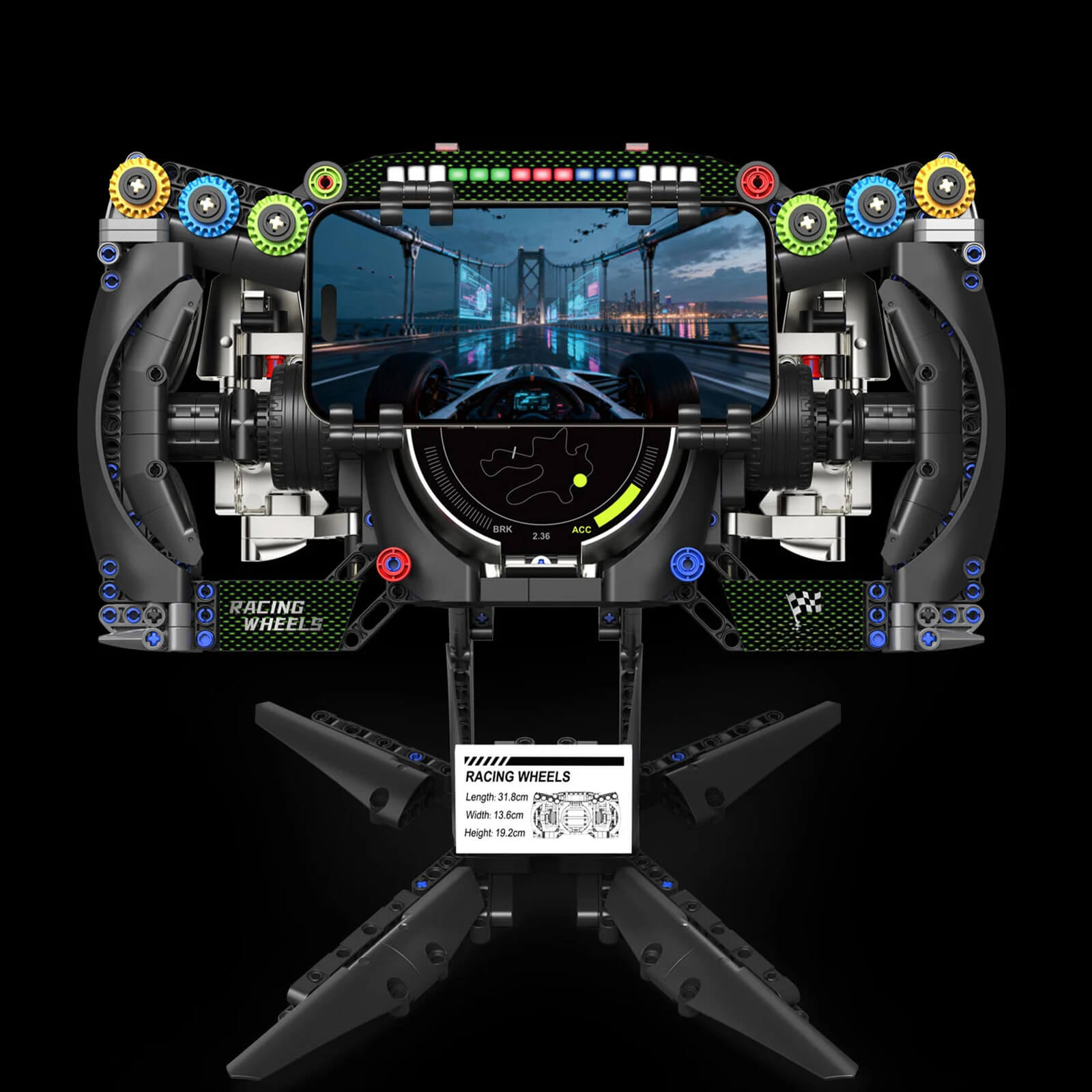 1:1 German Coupe Steering Wheel | Life-Size Performance Cockpit Replica | 1:1 Scale | 903 PCS - BAV BRICK