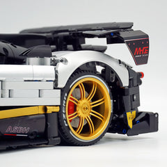 1:8 Pagani Zonda R | Sliver Paint Italian Hypercar (3300+ PCS)