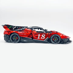 1:8 The Ultimate Italian Hybrid Hypercar EVO | Pearl Red Painting Italian Flagship (4058PCS) - BAV BRICK